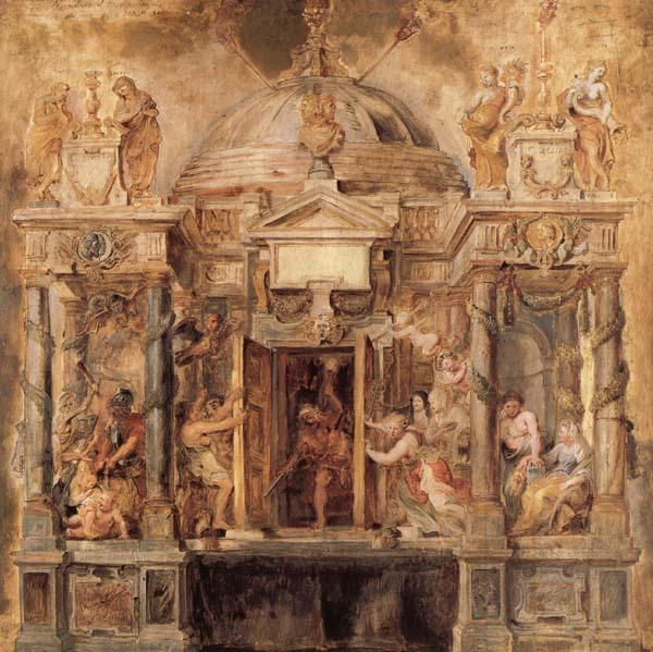 Peter Paul Rubens The Temle of Janus Germany oil painting art